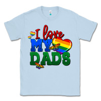 Dusty Blue I love my dads Classic Tee - FaDigitalArtStudio