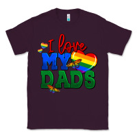 Plum I love my dads Classic Tee - FaDigitalArtStudio