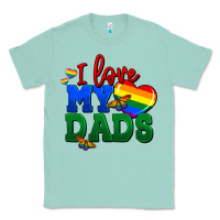 Seafoam I love my dads Classic Tee - FaDigitalArtStudio