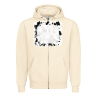 Sandshell cowhide frames background Zipper Hoodie - RanaPortraitStore