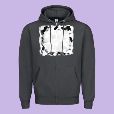 Cowhide Frames Background Zipper Hoodie Designed By Ranaportraitstore