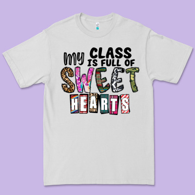 My Class ısfull Of Sweet Hearts Premium Tee Designed By Cowhidedigitalart
