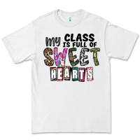 White my class ısfull of sweet hearts Premium Tee - CowhideDigitalArt