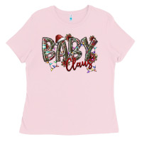 Bubblegum Pink baby claus Ladies Tee - SublimationCraftShop
