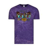 Cloud Purple blessed nana Vintage Tee - CowhideDigitalArt