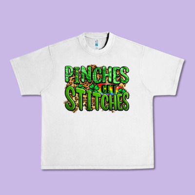 Pinches Get Stitches St Patricks Urban Heavy Tee Designed By Lillyallendesigns