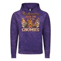 Cloud Purple thanksgiving with my  gnomies Vintage Hoodie - BarkalooDesign
