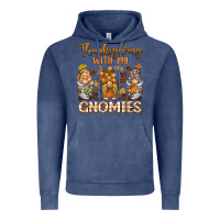 Vintage Denim thanksgiving with my  gnomies Vintage Hoodie - BarkalooDesign