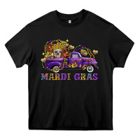 Black mardi gras skull truck Heavy Core Tee - FaDigitalArtStudio