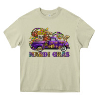 Mossy mardi gras skull truck Heavy Core Tee - FaDigitalArtStudio