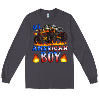 Smoke all american boy monster truck Long Sleeve Tee - Artiststas
