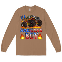 Toasted Coconut all american boy monster truck Long Sleeve Tee - Artiststas