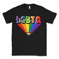 Black lgbtq pride Classic Tee - FaDigitalArtStudio
