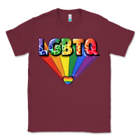 Burgundy lgbtq pride Classic Tee - FaDigitalArtStudio