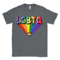 Charcoal Heather lgbtq pride Classic Tee - FaDigitalArtStudio