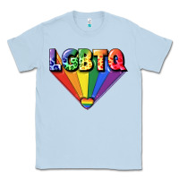 Dusty Blue lgbtq pride Classic Tee - FaDigitalArtStudio