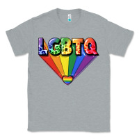 Heather Grey lgbtq pride Classic Tee - FaDigitalArtStudio