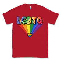 Red lgbtq pride Classic Tee - FaDigitalArtStudio