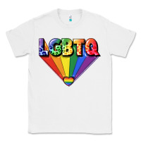 White lgbtq pride Classic Tee - FaDigitalArtStudio