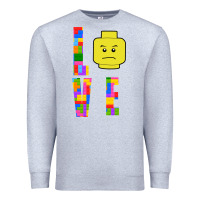 Heather Grey love Premium Sweatshirt - Bettercallsaul