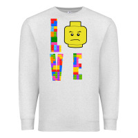Oatmeal Heather love Premium Sweatshirt - Bettercallsaul