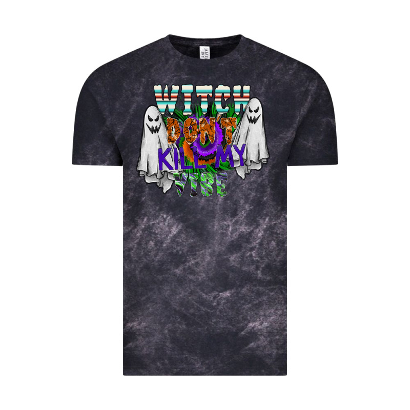 Witch Dont Kill My Vibe Vintage Tee by SublimationCraftShop | Teevron