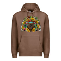 Chestnut bear rainbow Premium Hoodie - BarkalooDesign