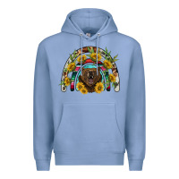 Colony Blue bear rainbow Premium Hoodie - BarkalooDesign