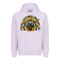 Lilac bear rainbow Premium Hoodie - BarkalooDesign