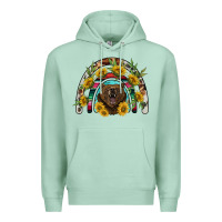 Seafoam bear rainbow Premium Hoodie - BarkalooDesign