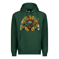 Sports Green bear rainbow Premium Hoodie - BarkalooDesign