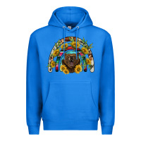 True Royal bear rainbow Premium Hoodie - BarkalooDesign