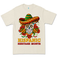 Bone sombrero skull heritage Premium Tee - BundleAndBundleShop
