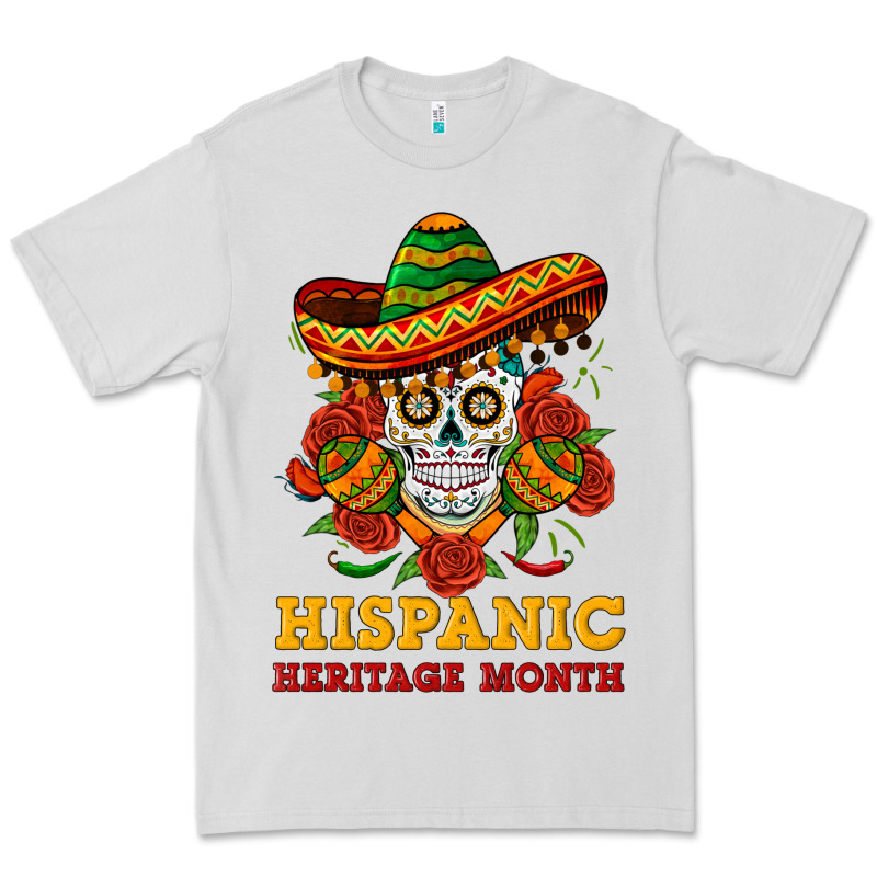 Sombrero Skull Heritage Premium Tee by BundleAndBundleShop | Teevron