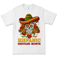 White sombrero skull heritage Premium Tee - BundleAndBundleShop