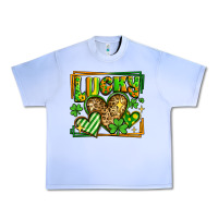 Grape Ice lucky st patricks day hearts Urban Heavy Tee - LillyAllenDesigns