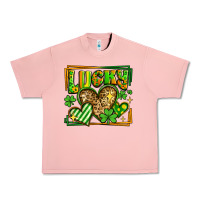 Salmon lucky st patricks day hearts Urban Heavy Tee - LillyAllenDesigns