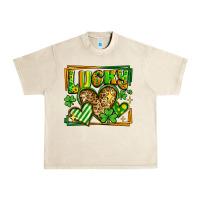 Sandshell lucky st patricks day hearts Urban Heavy Tee - LillyAllenDesigns