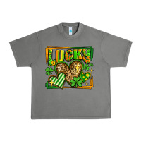 Tornado lucky st patricks day hearts Urban Heavy Tee - LillyAllenDesigns