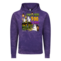 Cloud Purple too cute too spook Vintage Hoodie - BarkalooDesign