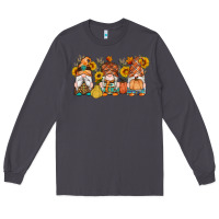 Smoke fall gnomes pumpkin sunflowers Long Sleeve Tee - Artiststas
