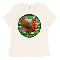 Bone new hampshire red chicken christmas Ladies Tee - LillyAllenDesigns