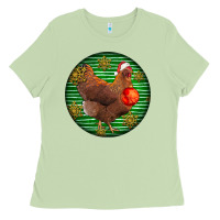 Matcha new hampshire red chicken christmas Ladies Tee - LillyAllenDesigns