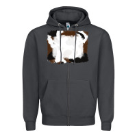 Smoke cowhide frames background Zipper Hoodie - RanaPortraitStore