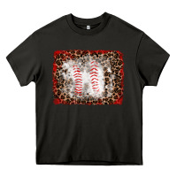 Asphalt baseball leopard background Heavy Core Tee - RanaPortraitStore