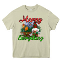 Mossy merry everything Heavy Core Tee - BundleAndBundleShop