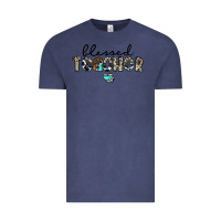 Vintage Denim blessed teacher Vintage Tee - CowhideDigitalArt