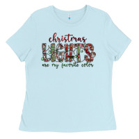 Baby Blue Dreaming Wine Christmas Ladies Tee - SublimationCraftShop