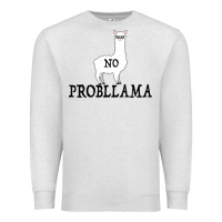Oatmeal Heather No Problama Premium Sweatshirt - Bettercallsaul