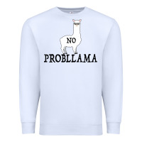 White No Problama Premium Sweatshirt - Bettercallsaul